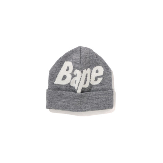 BAPE Knit Cap Beanie Grey