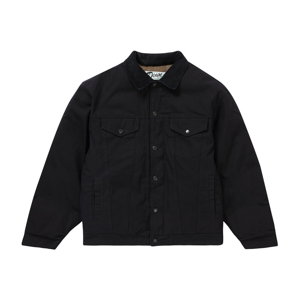 Supreme Schott Canvas Down Trucker Jacket BlackSupreme Schott Canvas ...