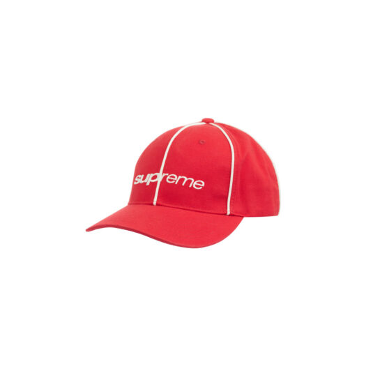 Supreme Piping 6-Panel (FW22) Red