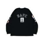 BAPE Multi Label Relaxed Fit L/S Tee Navy