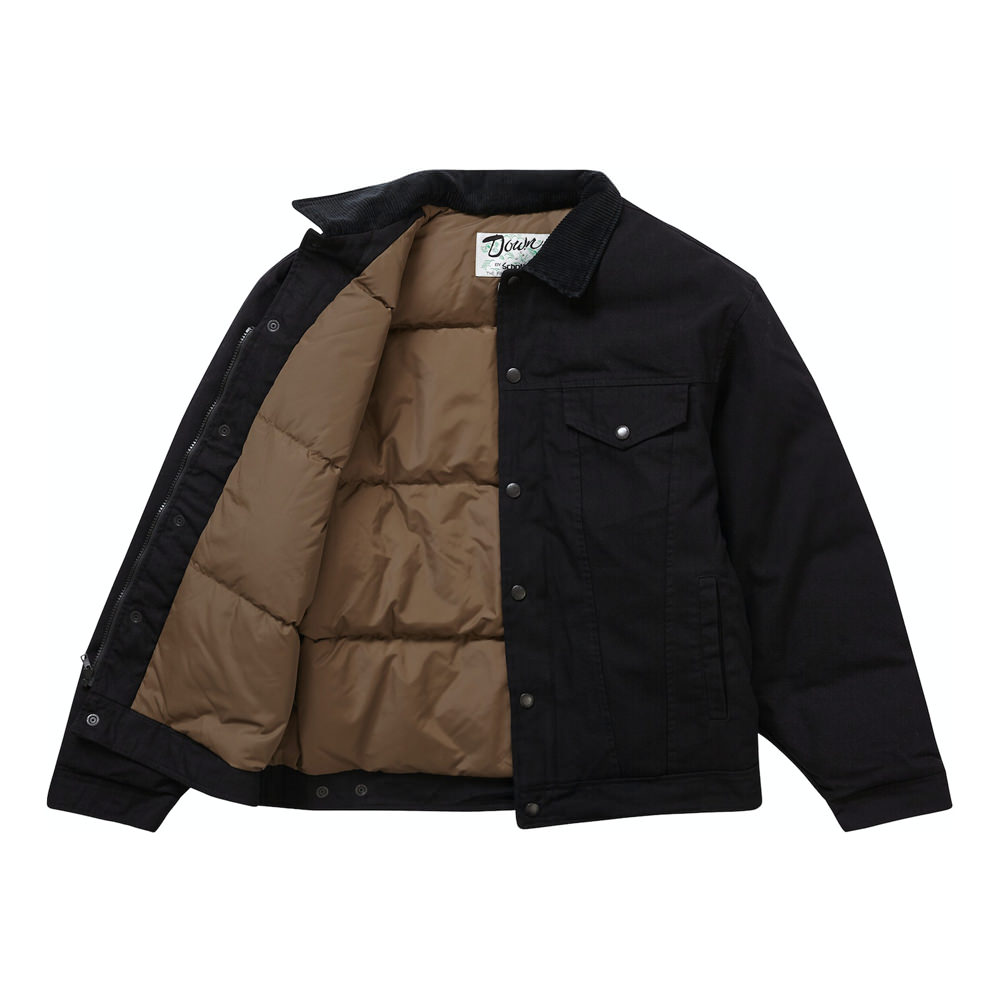 国内発送 Supreme Schott Canvas Down TruckerJacket ダウンジャケット ...