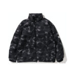 BAPE Color Camo Relaxed Fit Down Jacket Black