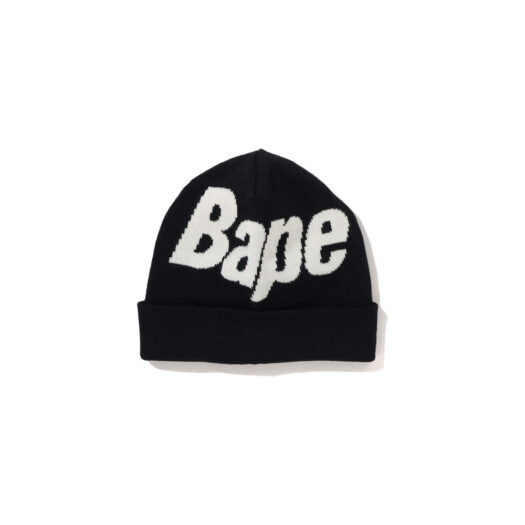 BAPE Knit Cap Beanie Black