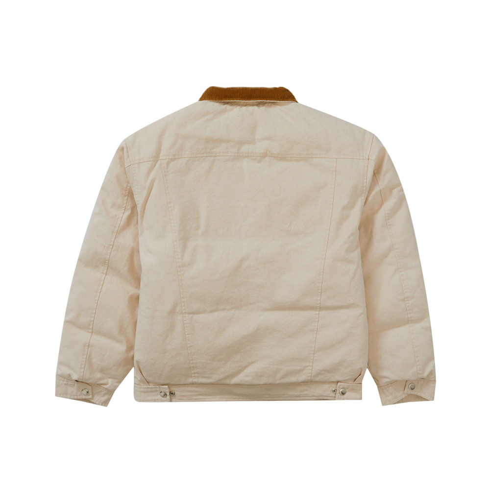 Supreme Schott Canvas Down Trucker Jacket NaturalSupreme