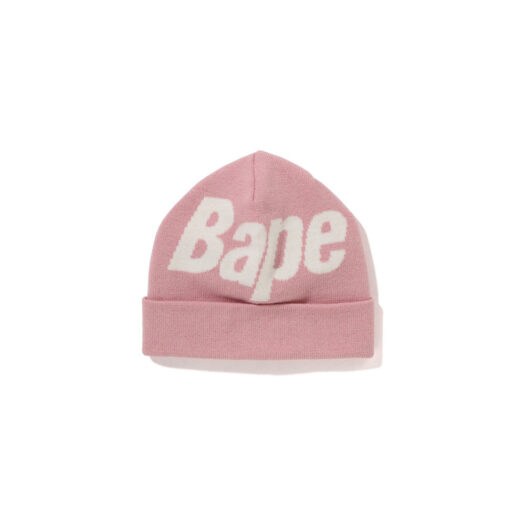 BAPE Knit Cap Beanie Pink