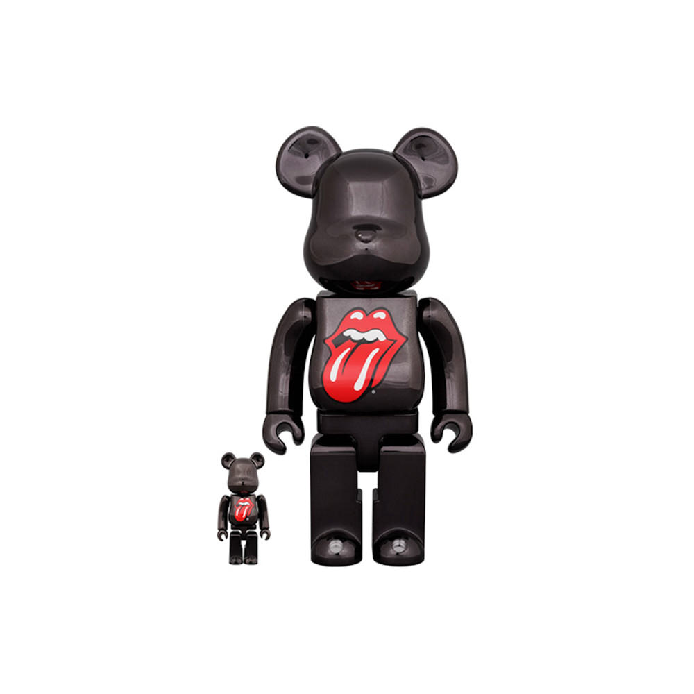Bearbrick x The Rolling Stones Lips & Tongue 100% & 400