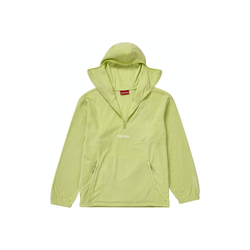 Supreme Polartec Facemask Half Zip Pullover LimeSupreme Polartec