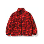 BAPE Color Camo Relaxed Fit Down Jacket Red
