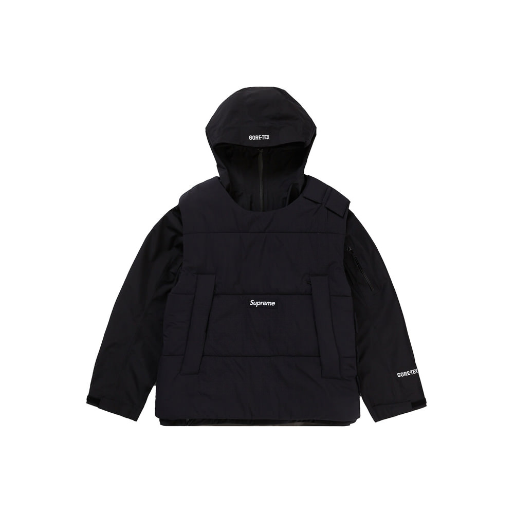 Supreme 2-in-1 GORE-TEX Shell WINDSTOPPER Vest Black