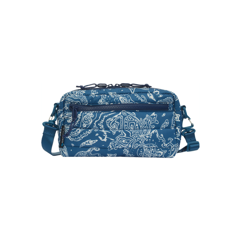 ❌️SOLD OUT❌️ Supreme FW22 Puffer Side Bag (Blue Paisley