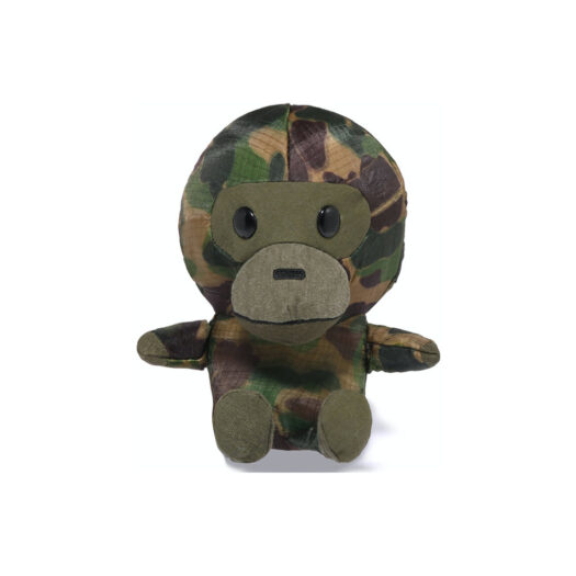 BAPE Kids x Readymade ABC Camo Baby Milo Plush Doll (S) Army Green