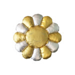 Takashi Murakami Flower Plush 60cm Silver/Gold