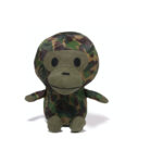 BAPE Kids x Readymade ABC Camo Baby Milo Plush Doll (M) Army Green