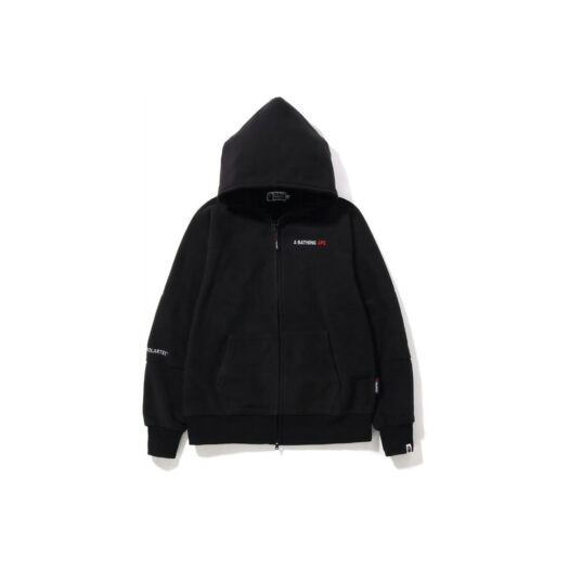 BAPE Polartech Wide Fit Full Zip Hoodie Black
