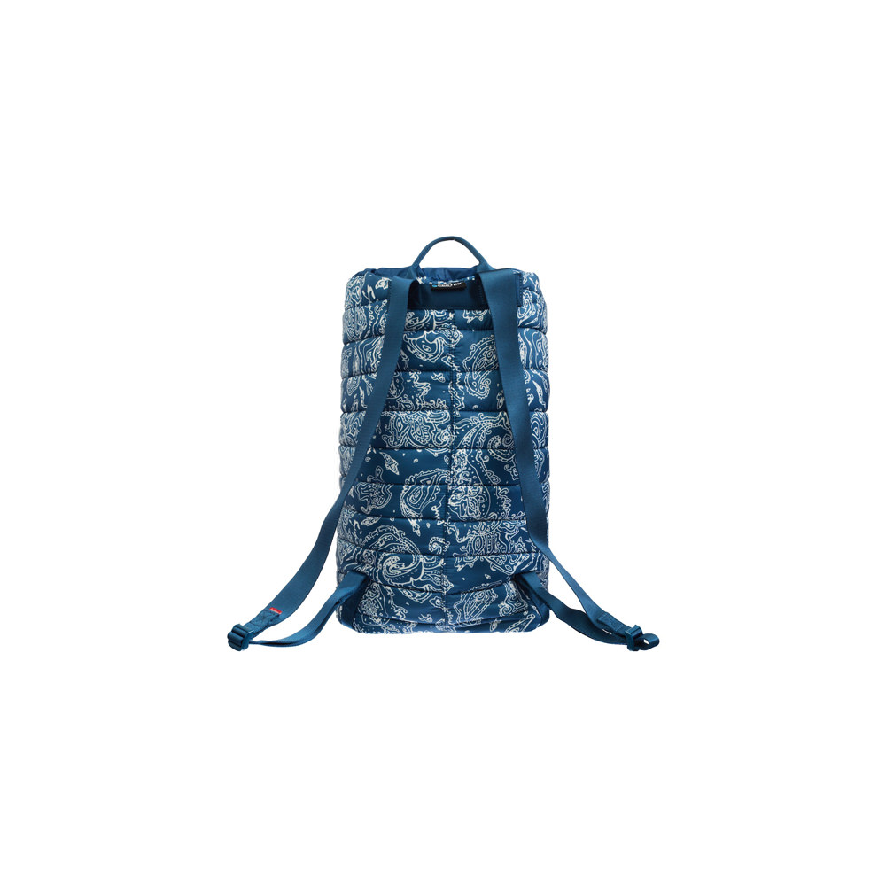 Supreme Puffer Backpack Blue Paisley