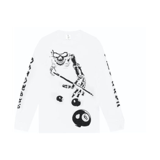 OVO Skeleton Longsleeve T-shirt White