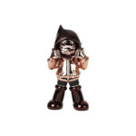 ToyQube Astro Boy Chrome Hoodie Figure Rose Gold/Brown/Chocolate
