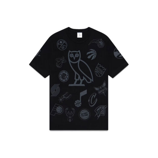 OVO NBA Team Icons OG Owl T-Shirt Black