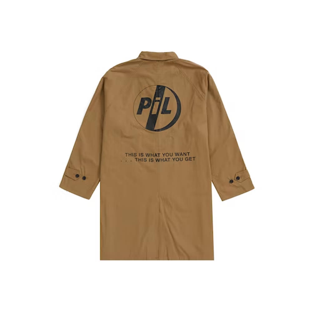 Supreme PiL Trench Coat Tan