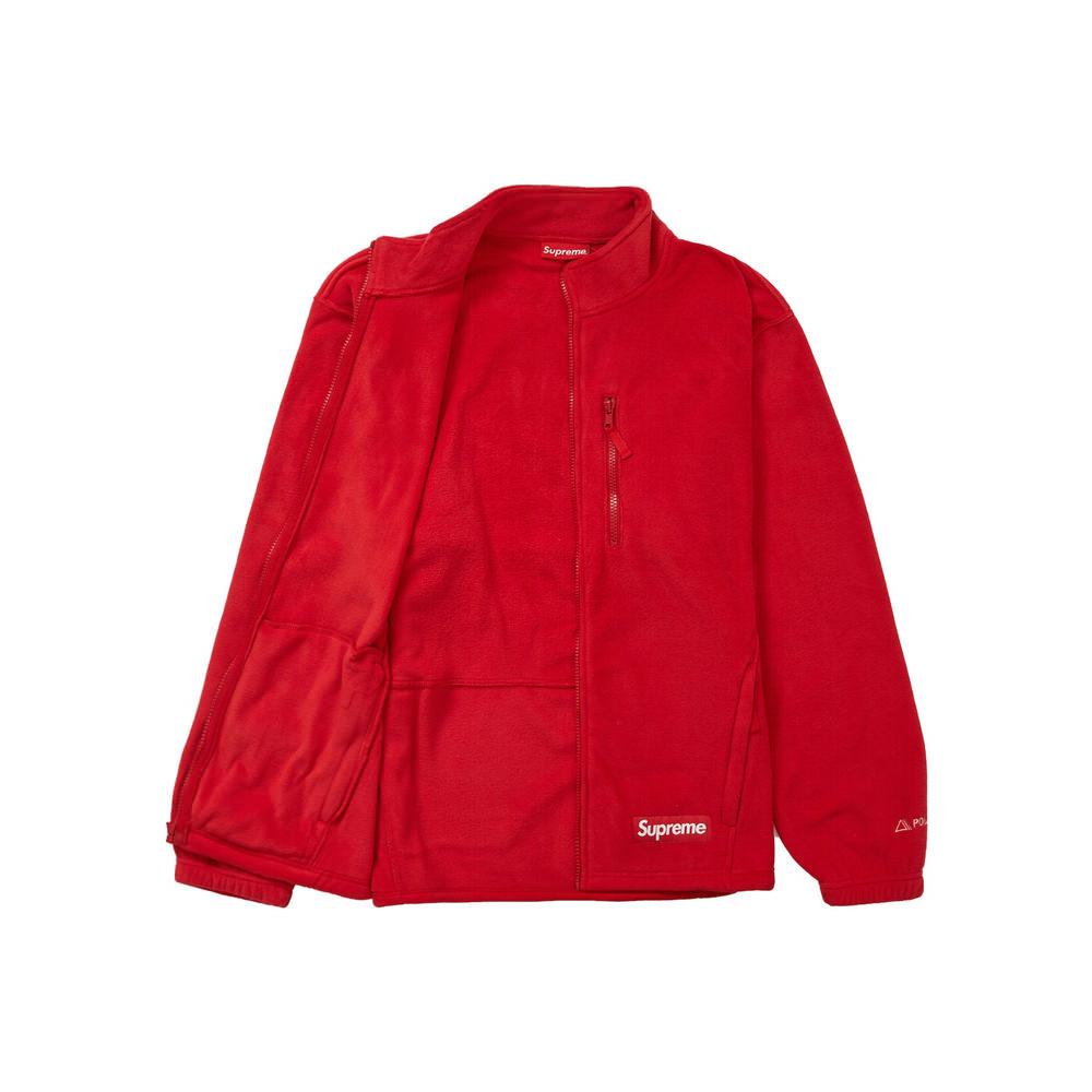 Supreme Polartec Zip Jacket RedSupreme Polartec Zip Jacket Red - OFour