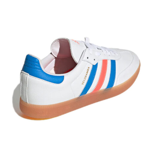 adidas Velosamba Vegan Cloud White Turbo Blue Rush