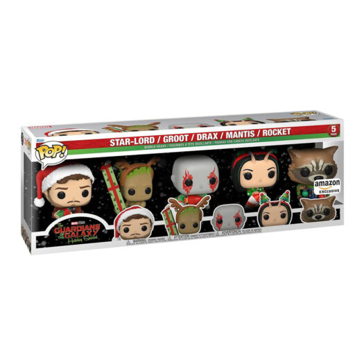 Funko Pop! Marvel Studios Guardians of the Galaxy Holiday Special Amazon Exclusive 5-Pack