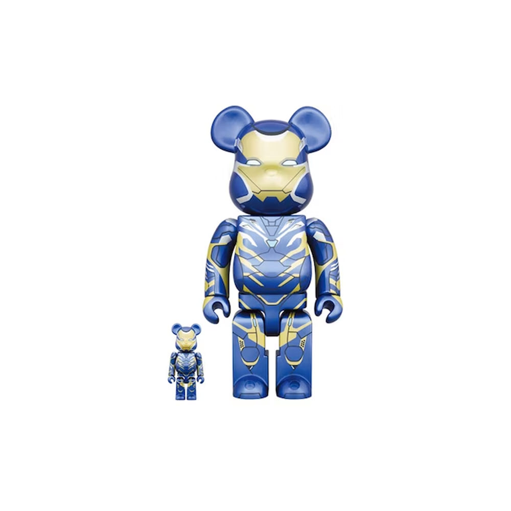 Bearbrick x Marvel Iron Man Rescue Suit 100% & 400% SetBearbrick x