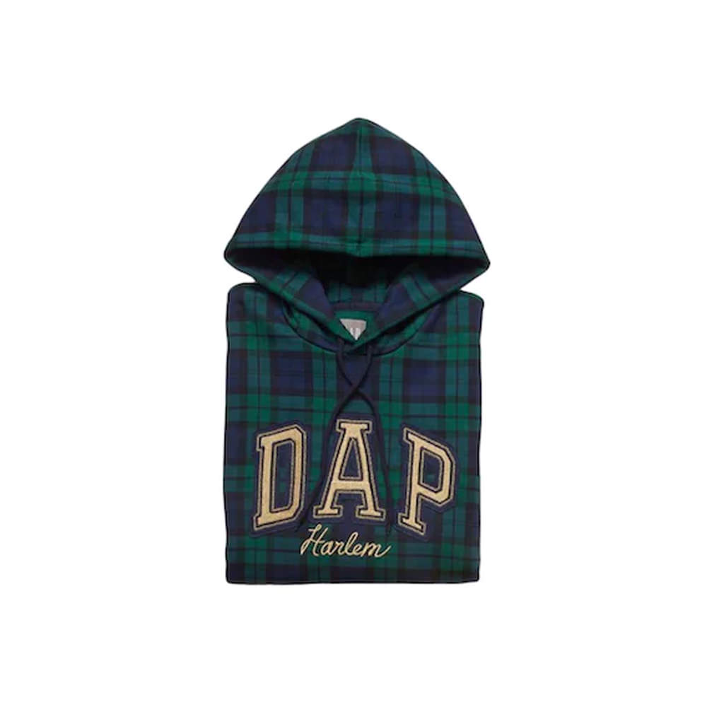 GAP x Dapper Dan DAP Arch Logo Hoodie Dark Green