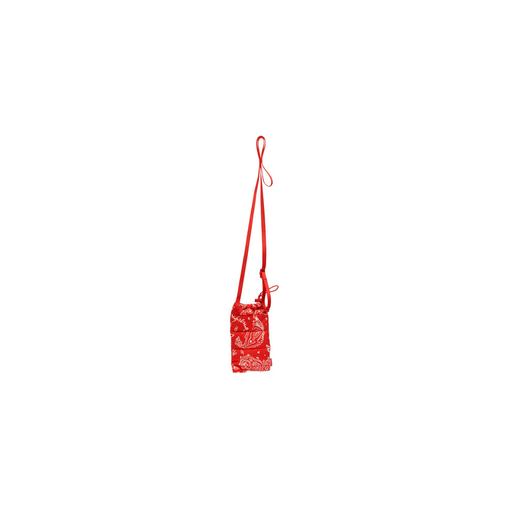 Supreme Puffer Neck Pouch Red PaisleySupreme Puffer Neck Pouch Red ...