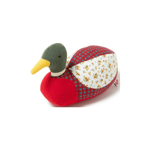 Human Made Patchwork Duck Doll Plush Red