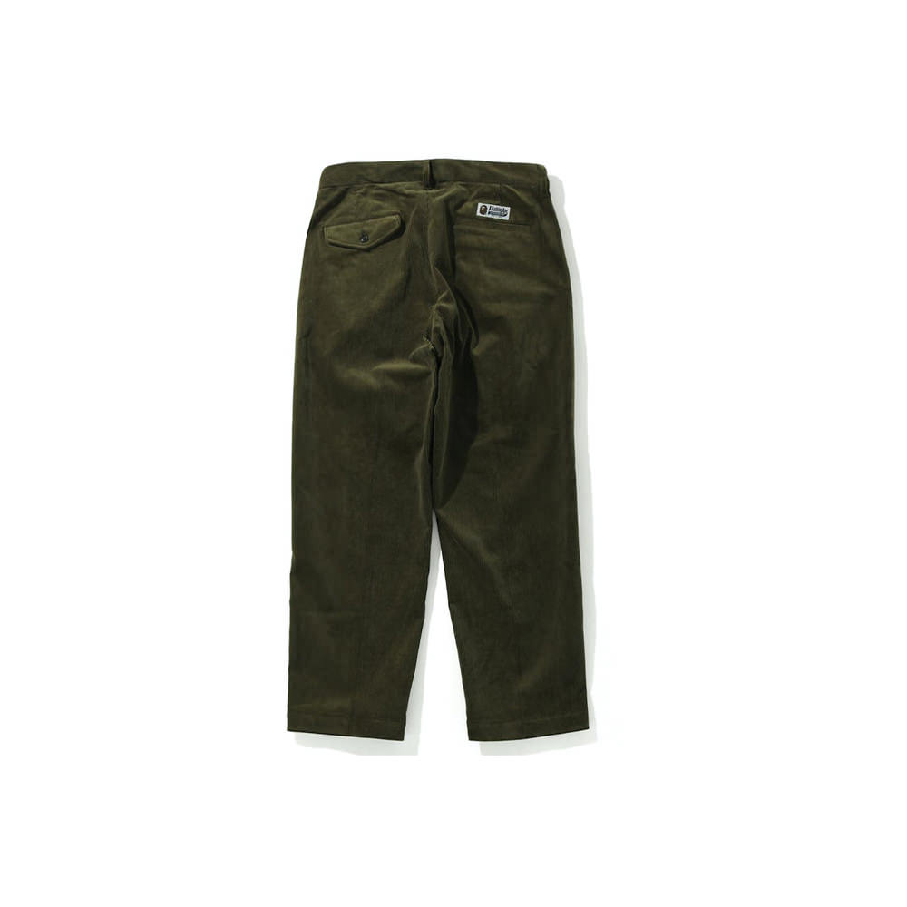 The Jamie Relaxed Tapered Fit Corduroy Pant in Dark Olive – Frank