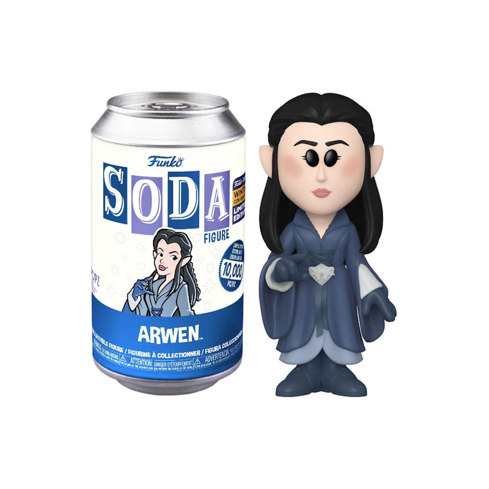 Funko Soda Lord of the Rings Arwen 2022 Winter Convention Exclusive Open Can Common Figure