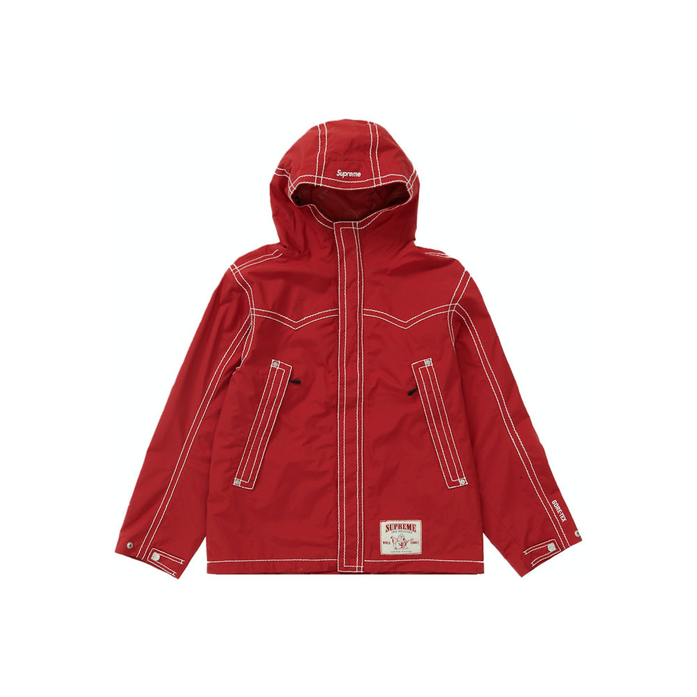 Supreme True Religion GORE-TEX Shell Jacket RedSupreme True Religion GORE- TEX Shell Jacket Red - OFour