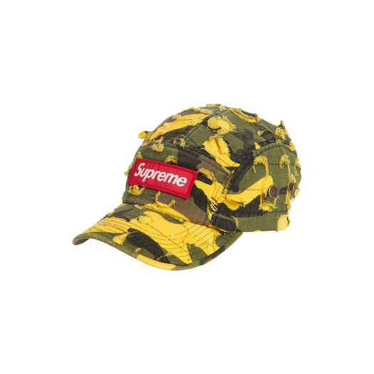 Supreme Military Camp Cap Red Tribal Camo