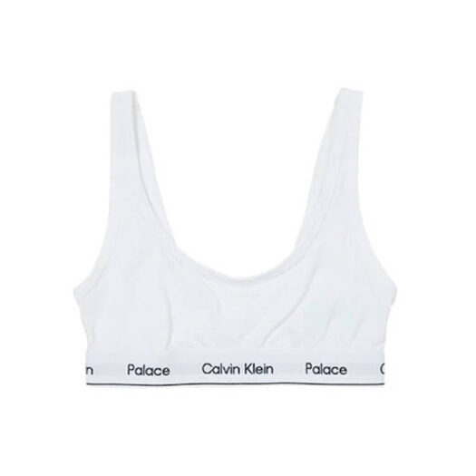 Palace CK1 Unlined Bralette Classic White