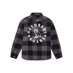 OVO Buffalo Plaid Flannel Shirt Grey