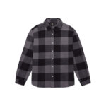 OVO Buffalo Plaid Flannel Shirt Grey