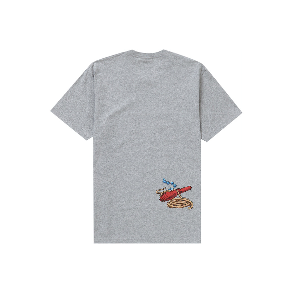 Supreme Riders Tee Heather Grey