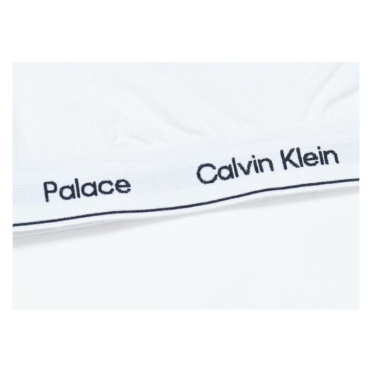 Palace CK1 Unlined Bralette Classic White