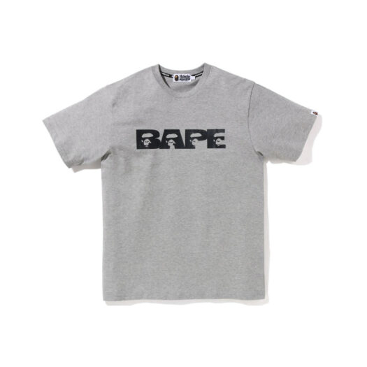 BAPE Bape Logo Tee Grey
