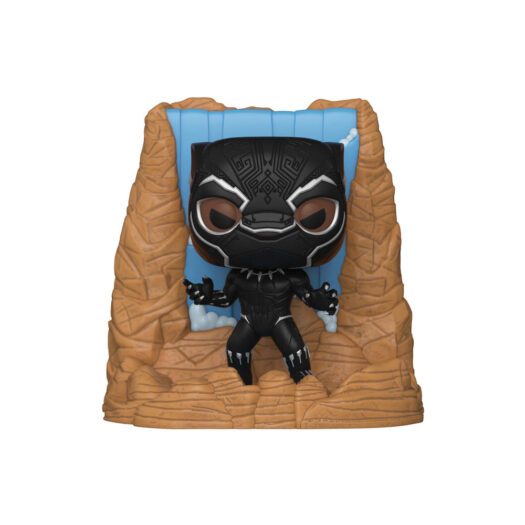 Funko Pop! Deluxe Marvel Black Panther with Waterfall Funko Hollywood Exclusive Figure #1114