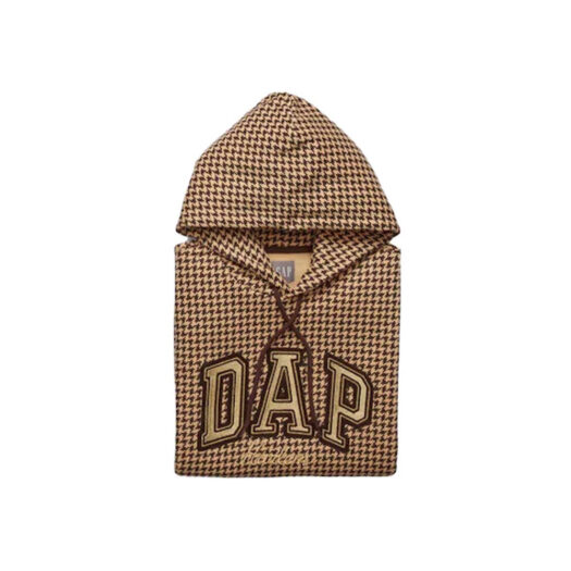 GAP x Dapper Dan DAP Arch Logo Hoodie Camel