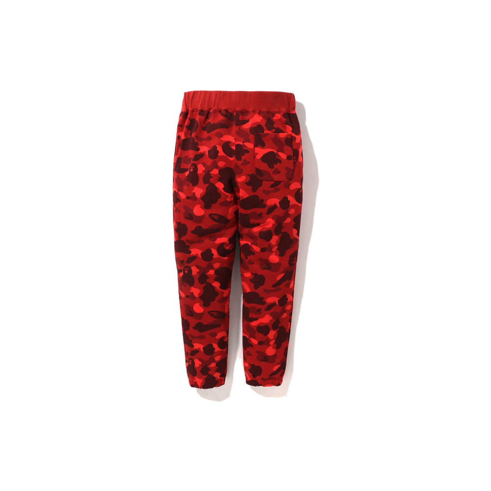 BAPE Color Camo Sweat Pants (FW22) RedBAPE Color Camo Sweat Pants