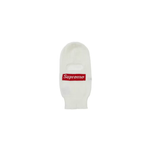 Supreme New Era Box Logo Balaclava (FW22) White