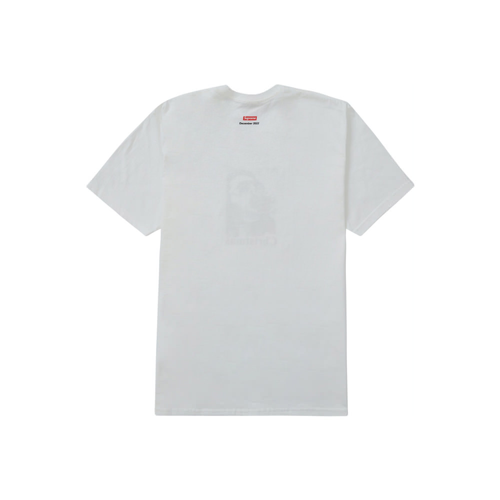 Supreme Intarsia S/S Top Logo Tee Shirt (White) Size XLarge Fall