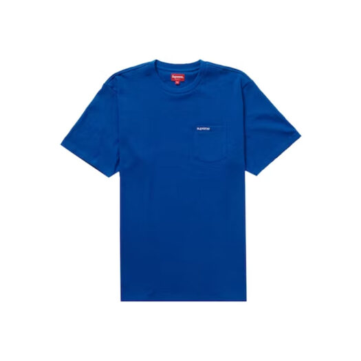 Supreme S/S Pocket Tee (FW22) Bright Blue