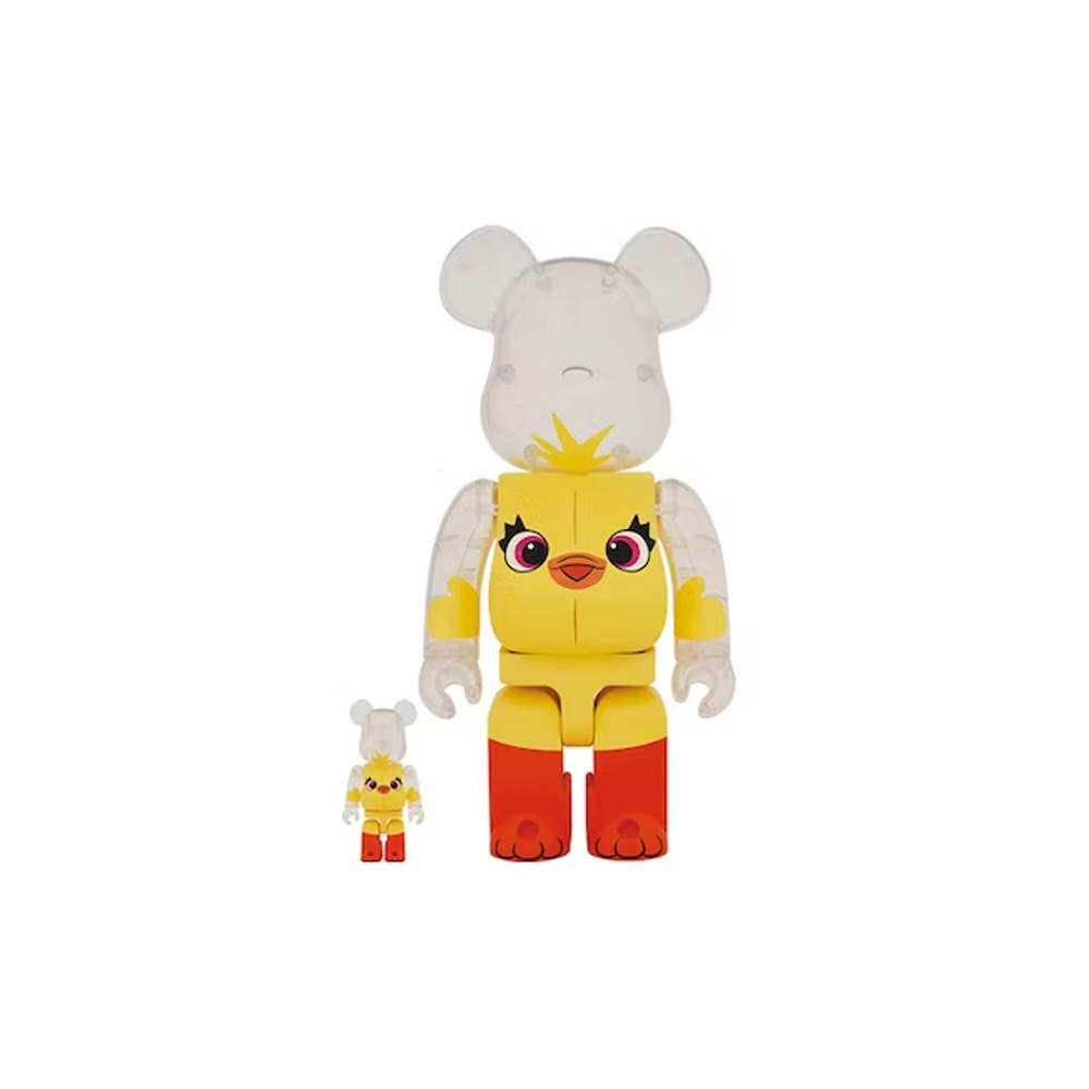 Bearbrick x Disney Pixar Toy Story 4 Ducky 100% & 400% Set