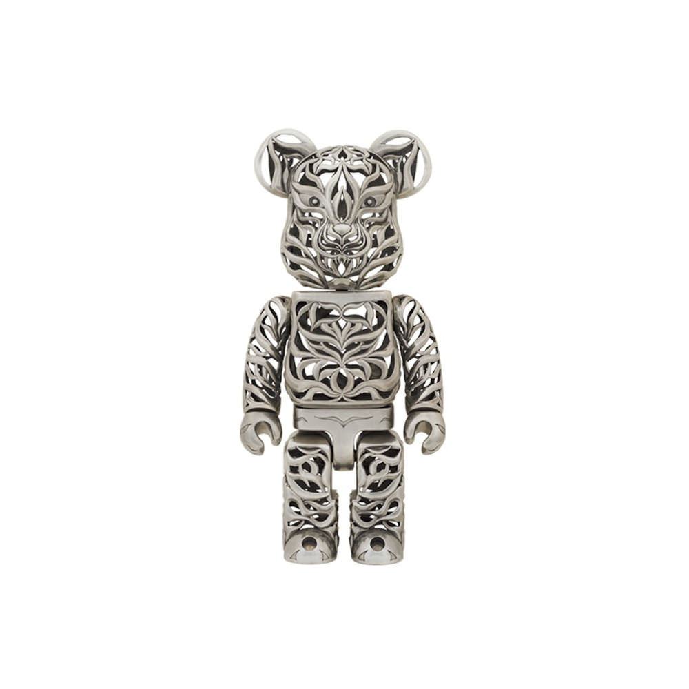 Bearbrick x Royal Selangor Tiger 1000% Silver