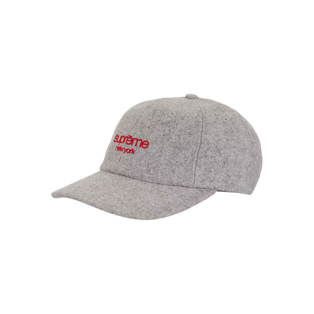 Supreme Waxed Wool 6-Panel GreySupreme Waxed Wool 6-Panel Grey - OFour