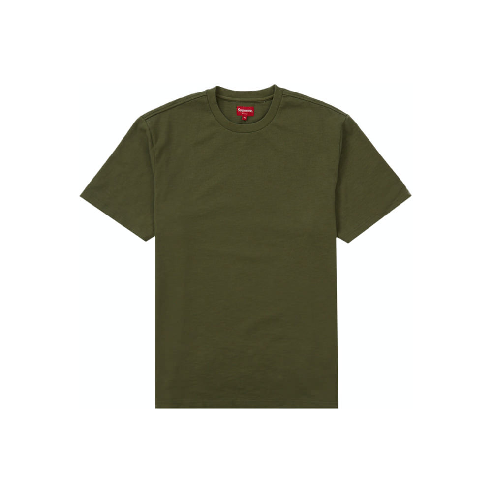 Supreme Contrast Appliqué S/S Top OliveSupreme Contrast Appliqué S